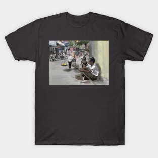 Street shops Hanoi Vietnam T-Shirt